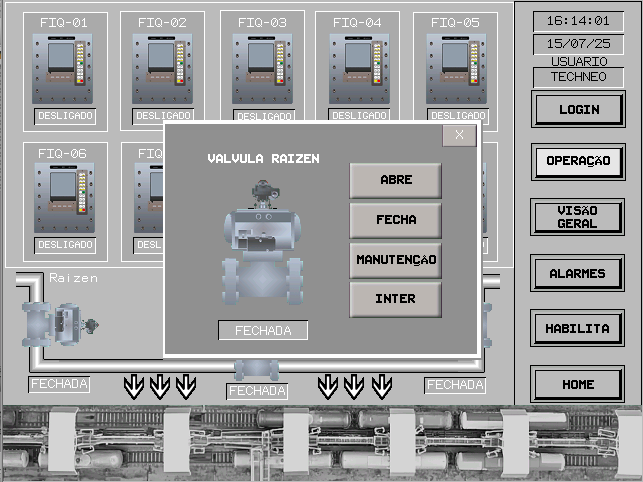 IHM - Cmd Valvula